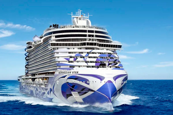 Penguins in Antarctica seen from the Norwegian Star