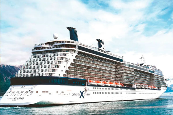 Disfrutando del paisaje patagónico en el crucero Celebrity