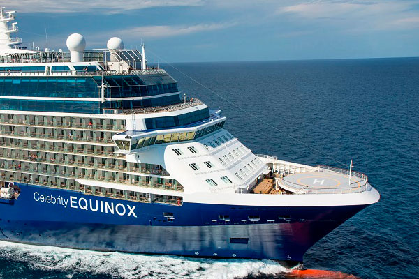 Pingüinos en la Antártida vistos desde el Celebrity Cruise