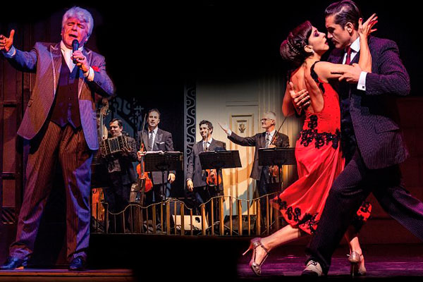 Disfrutando del show en Tango Porteño, Buenos Aires